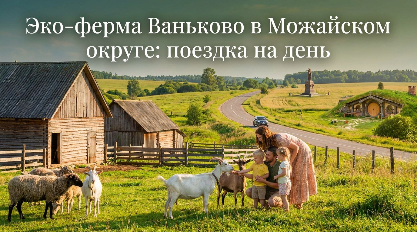 Эко-ферма Ваньково в Можайском округе: поездка на день