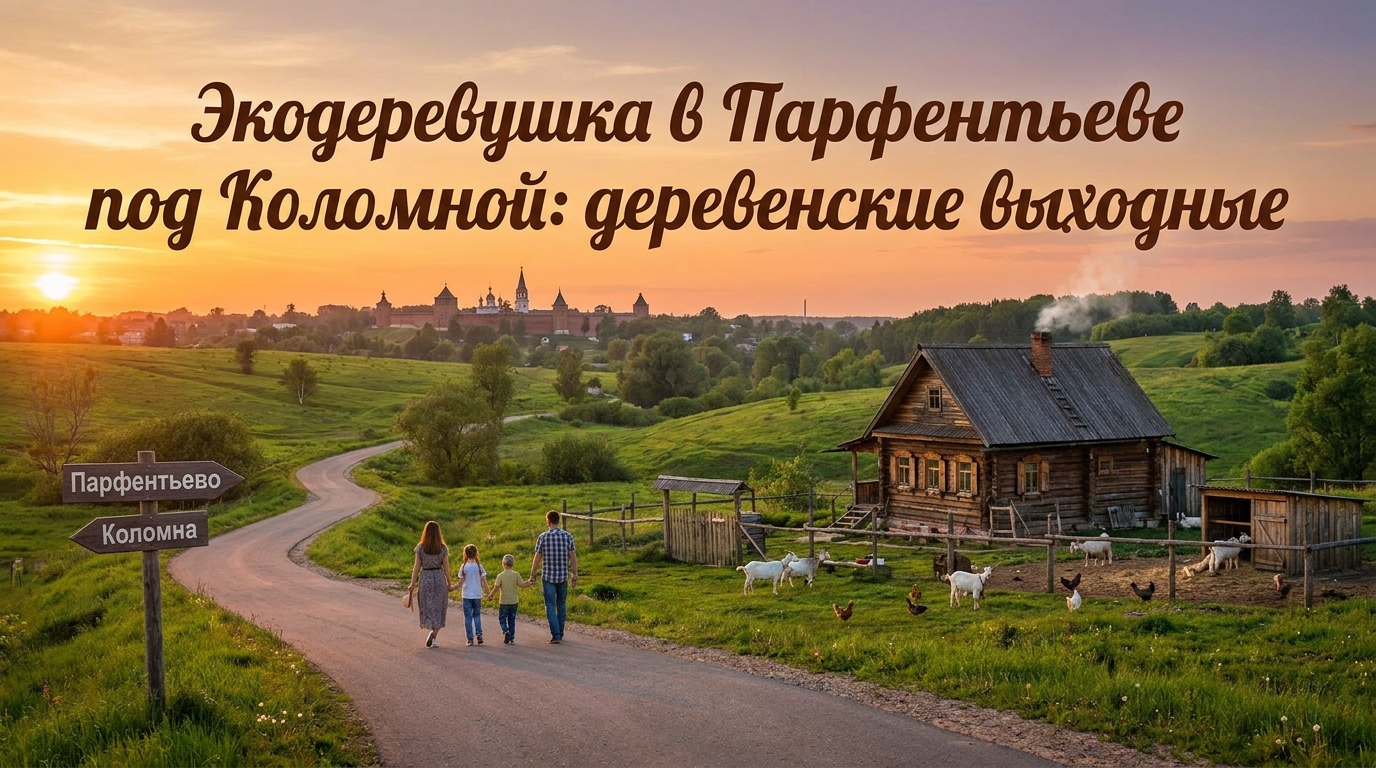Экодеревушка в Парфентьеве под Коломной: деревенские выходные