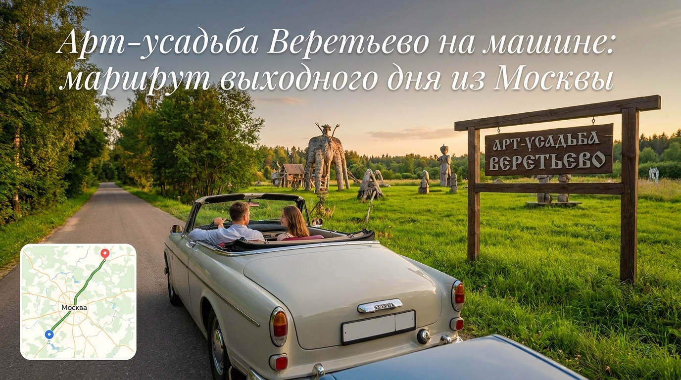 Арт-усадьба Веретьево на машине: маршрут выходного дня из Москвы